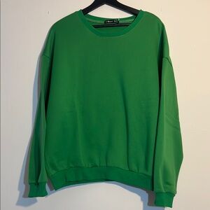 Green Crewneck Sweater NWOT